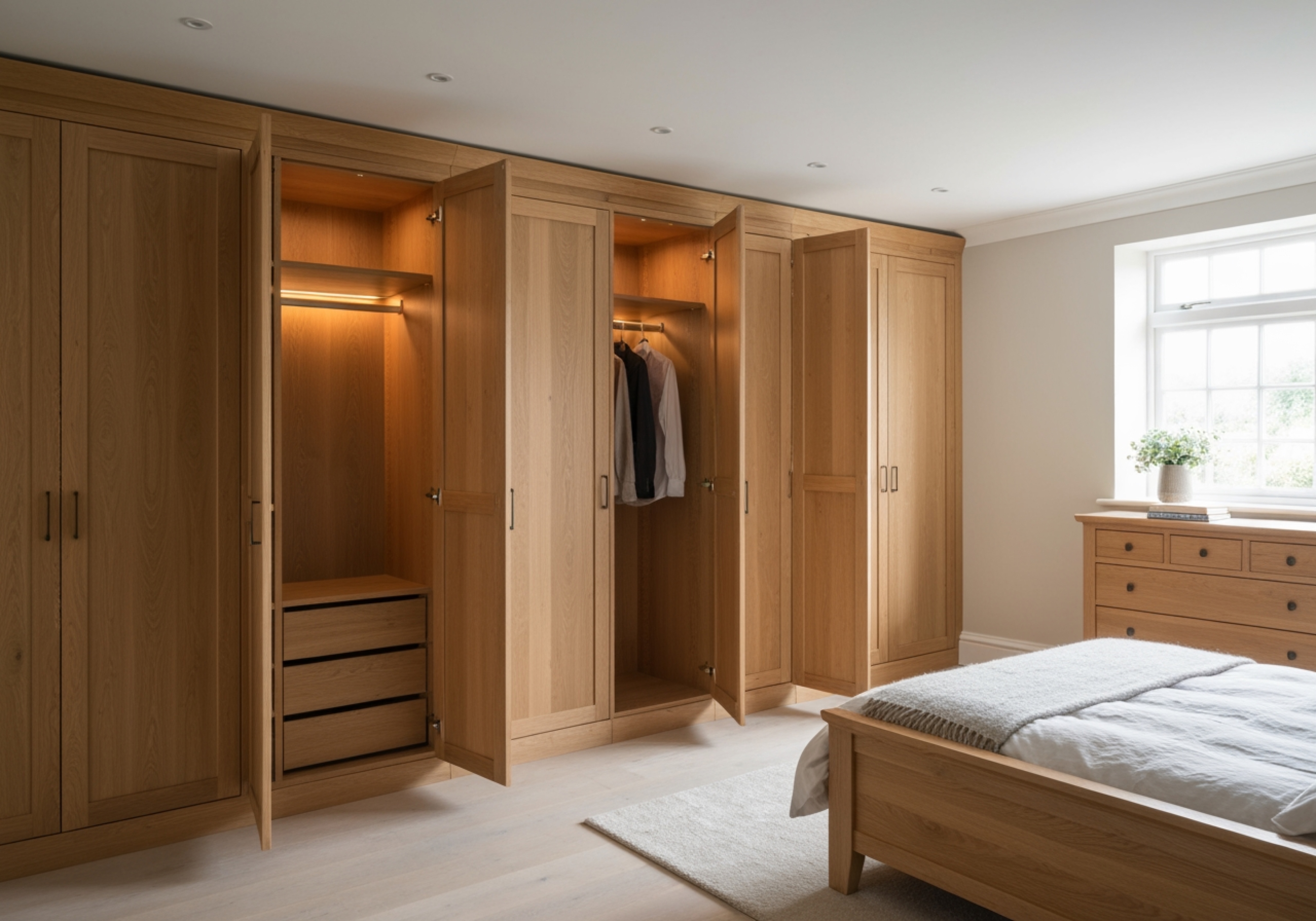 Fitted Wardrobes with Bespoke Shelving