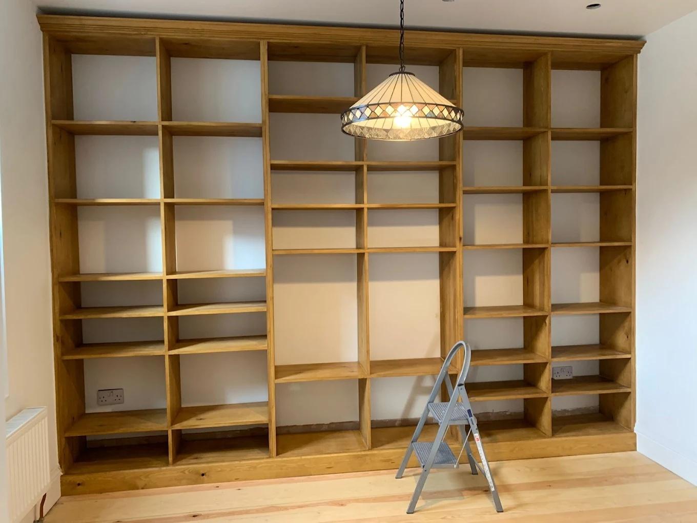 Bespoke Side Table Bespoke Floor to Ceiling Shelving